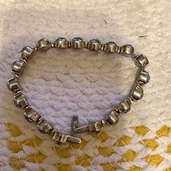 Touchstone Crystal Silver Ice Bracelet Aquamarine 3076BF - Picture 7 of 10